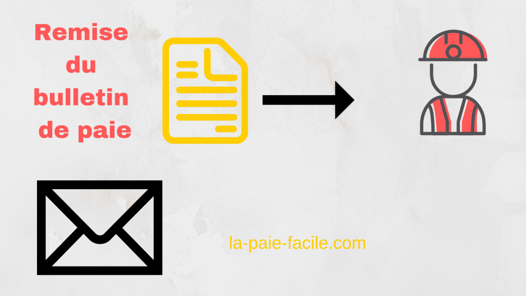 remise du bulletin de paie