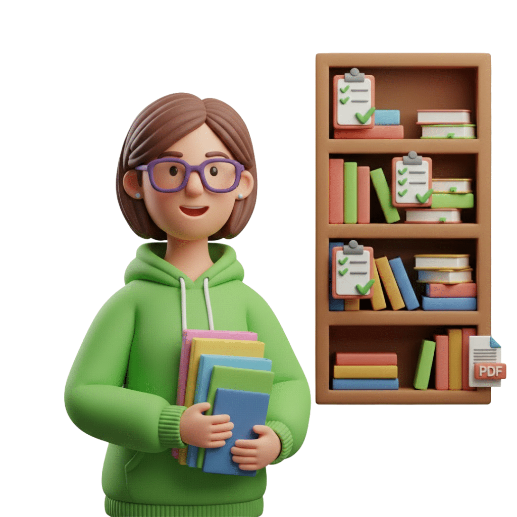 Illustration d’une bibliothèque de ressources en gestion de la paie pour une reconversion professionnelle